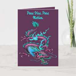 Chinese Cloud Dragon Mythical Rain Maker Creature Kaart