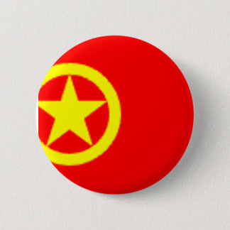 CHINESE COMMUNIST FLAG RONDE BUTTON 5,7 CM