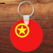 CHINESE COMMUNIST FLAG SLEUTELHANGER (Voorkant)