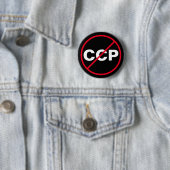 Chinese Communist Party CCP Ronde Button 5,7 Cm (In situ)