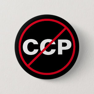Chinese Communist Party CCP Ronde Button 5,7 Cm