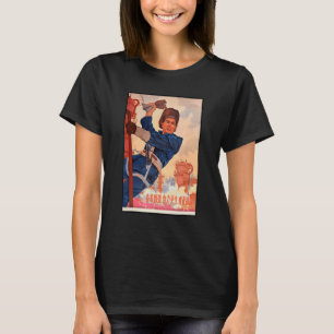 Chinese communistische hulpverlener Mandarin Cute T-shirt