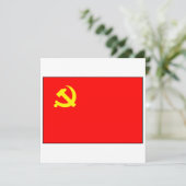 Chinese communistische partij kaart (Staand voorkant)