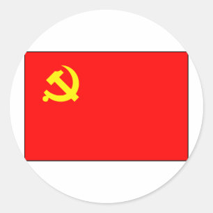 Chinese communistische partij ronde sticker
