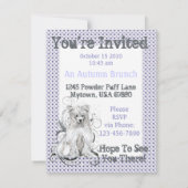 Chinese Crested Blue NB Kaart (Achterkant)