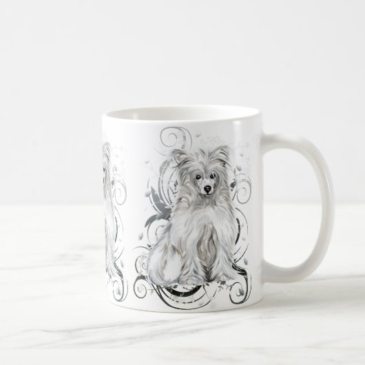 Chinese Crested Blue NB Koffiemok (Rechts)