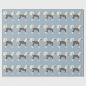Chinese Crested Cadeaupapier (Vlak)