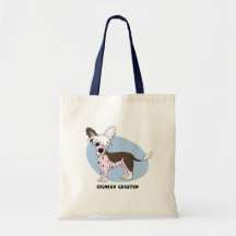 Chinese Crested Canvas tas