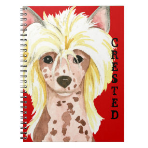 Chinese Crested Color Block Notebook Notitieboek