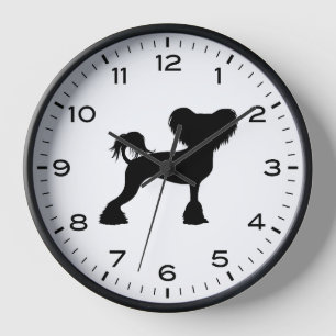 Chinese Crested Crestie Dog Silhouette