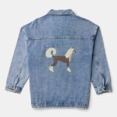 Chinese Crested Denim Jacket (Achterkant)