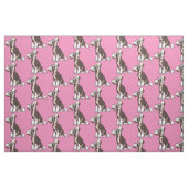 Chinese Crested Dog fabric Stof (Fat Quarter)