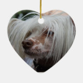 Chinese Crested Dog Keramisch Ornament (Achterkant)