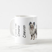 Chinese Crested Dog Mok (Voorkant links)