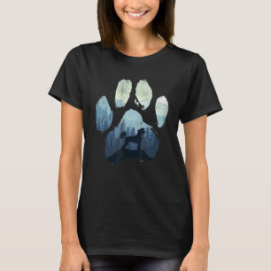 Chinese Crested Dog Poot Moeder Vader Bergen T-shirt