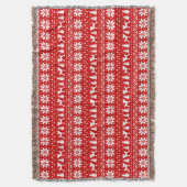 Chinese Crested Dog Silhouetten Cresties Kerstmis Deken (Voorkant Verticaal)