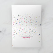 Chinese Crested Haarloze hond verjaardag Kaart (Binnen)