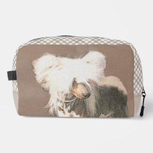 Chinese Crested Hairless Schilderij Originele Hond Toilettasje