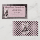 Chinese Crested Hairless Sit-Visitekaartjes Visitekaartje (Voorkant / Achterkant)