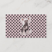 Chinese Crested Hairless Sit-Visitekaartjes Visitekaartje (Achterkant)