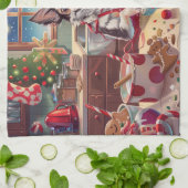 Chinese Crested Holiday Baking: Feestelijke Kerst Theedoek (Gevouwen)