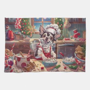 Chinese Crested Holiday Baking: Feestelijke Kerst Theedoek