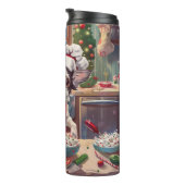 Chinese Crested Holiday Baking: Feestelijke Kerst Thermosbeker (Geroteerd rechts)