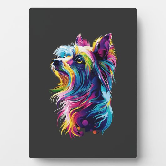 Chinese Crested hond Fotoplaat (voorkant)