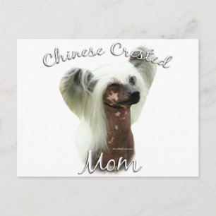 Chinese Crested Mam 2 Briefkaart