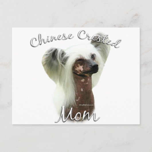 Chinese Crested Mam 2 Briefkaart (Voorkant)