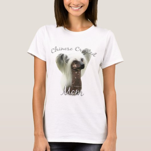 Chinese Crested Mam 2 T-shirt (Voorkant)