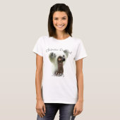 Chinese Crested Mam 2 T-shirt (Voorkant volledig)