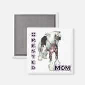 Chinese Crested Moeder 4 - Magneet (Voorkant / Achterkant)