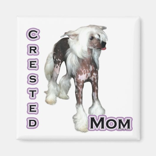 Chinese Crested Moeder 4 - Magneet (Voorkant)