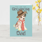 Chinese Crested Pap Kaart (Gele Bloem)