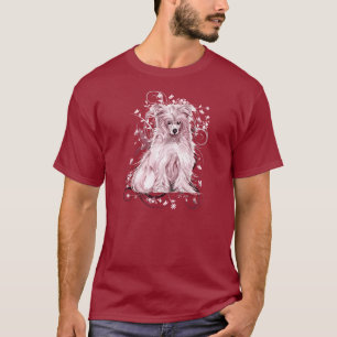 Chinese Crested Pink NB T-shirt