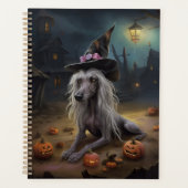 Chinese Crested Pompoenen Halloween Griezelen  Planner (Voorkant)