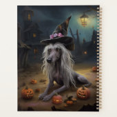 Chinese Crested Pompoenen Halloween Griezelen  Planner (Achterkant)