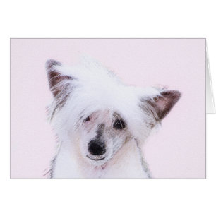 Chinese Crested Powderpuff-schilderijen - Dog Art