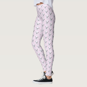 Chinese Crested Powderpuff-schilderijen - Dog Art Leggings