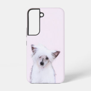 Chinese Crested Powderpuff-schilderijen - Dog Art Samsung Galaxy Hoesje