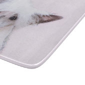 Chinese Crested Powderpuff-schilderijen - Dog Art Snijplank (Hoek)