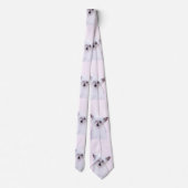 Chinese Crested Powderpuff-schilderijen - Dog Art Stropdas (Achterkant)