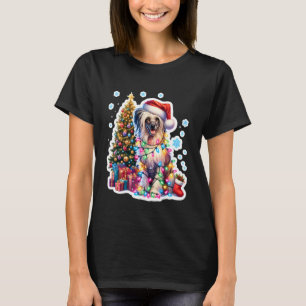 Chinese Crested Prettig Kerstfeest Mama Papa Ouder T-shirt