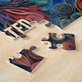 Chinese Crested Quilling Kunsthond Portret Legpuzzel (Zijkant)