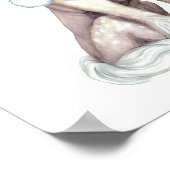 Chinese Crested Santa Poster (Hoek)