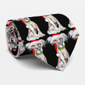 Chinese Crested Santa Stropdas (Opgerold)