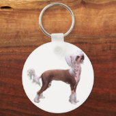 Chinese Crested Sleutelhanger (Voorkant)