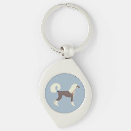 Chinese Crested Sleutelhanger