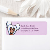 Chinese Crested Solid Thistle Etiket (Insitu)